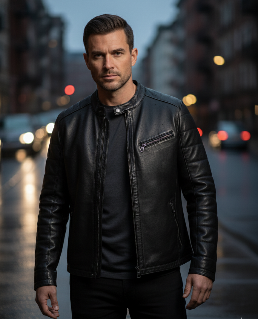 Classic Racer Leather Jacket