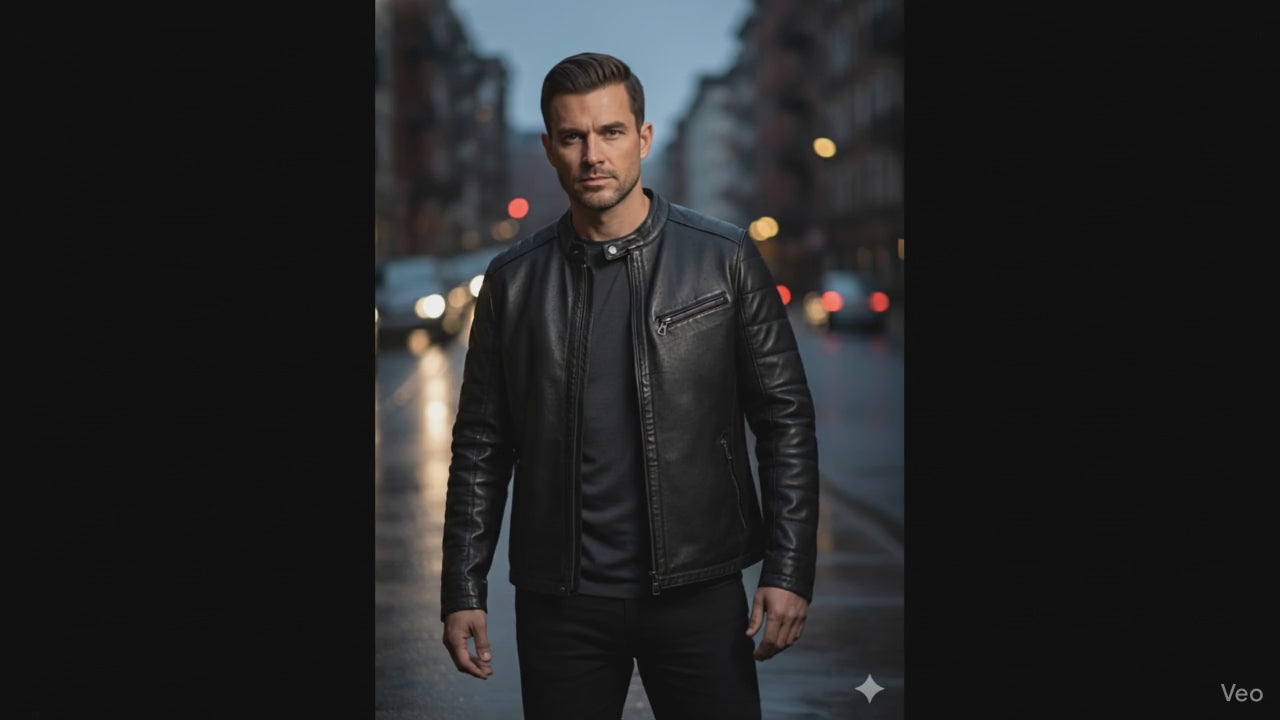 Classic Racer Leather Jacket